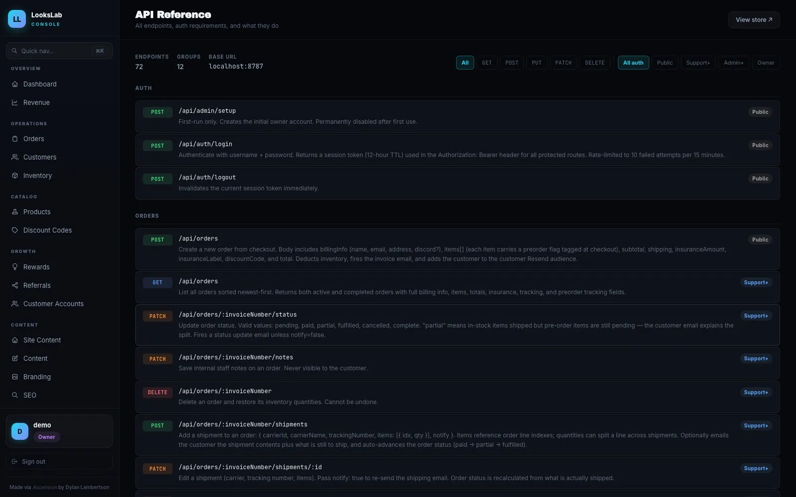 LooksLab — API