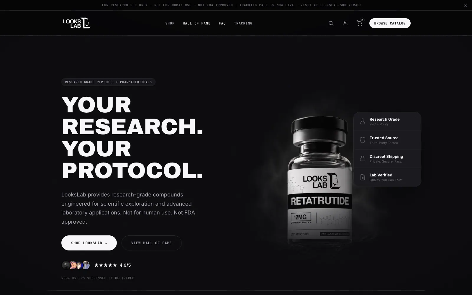 LooksLab home page