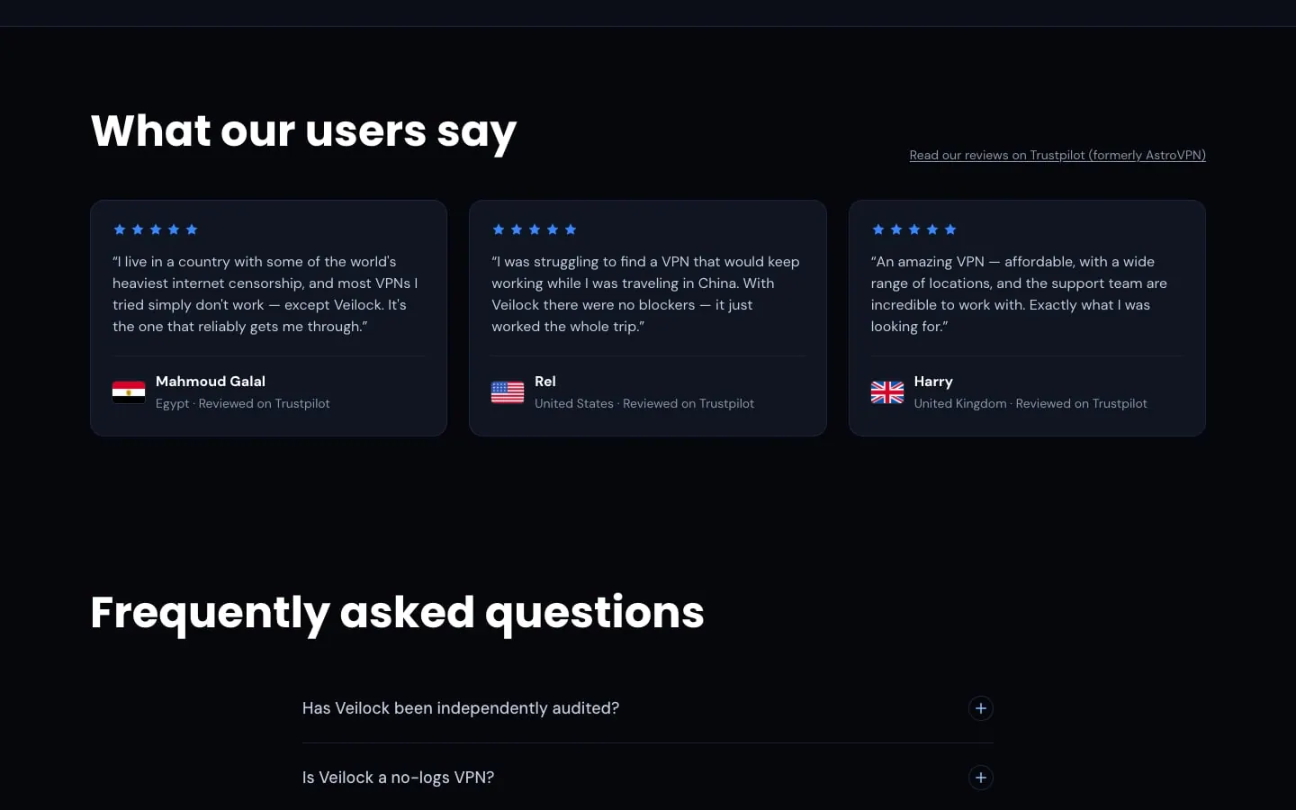 Veilock — Reviews